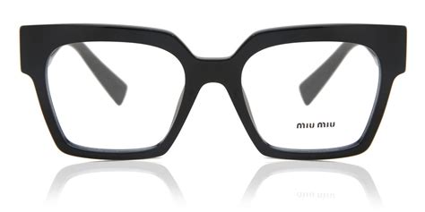 miu miu mu04uv|Miu Miu MU04UV 1AB1O1 Glasses Black.